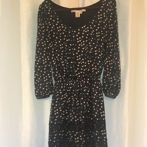 3 quarter sleeve navy dress!